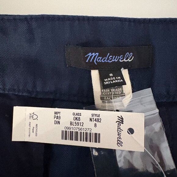 Madewell The Harlow Wide-Leg Pant in Drapey Twill Women's Size 8 New With Tags! - Picture 4 of 6